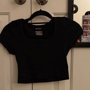 Wild Fable Black Crop Top
